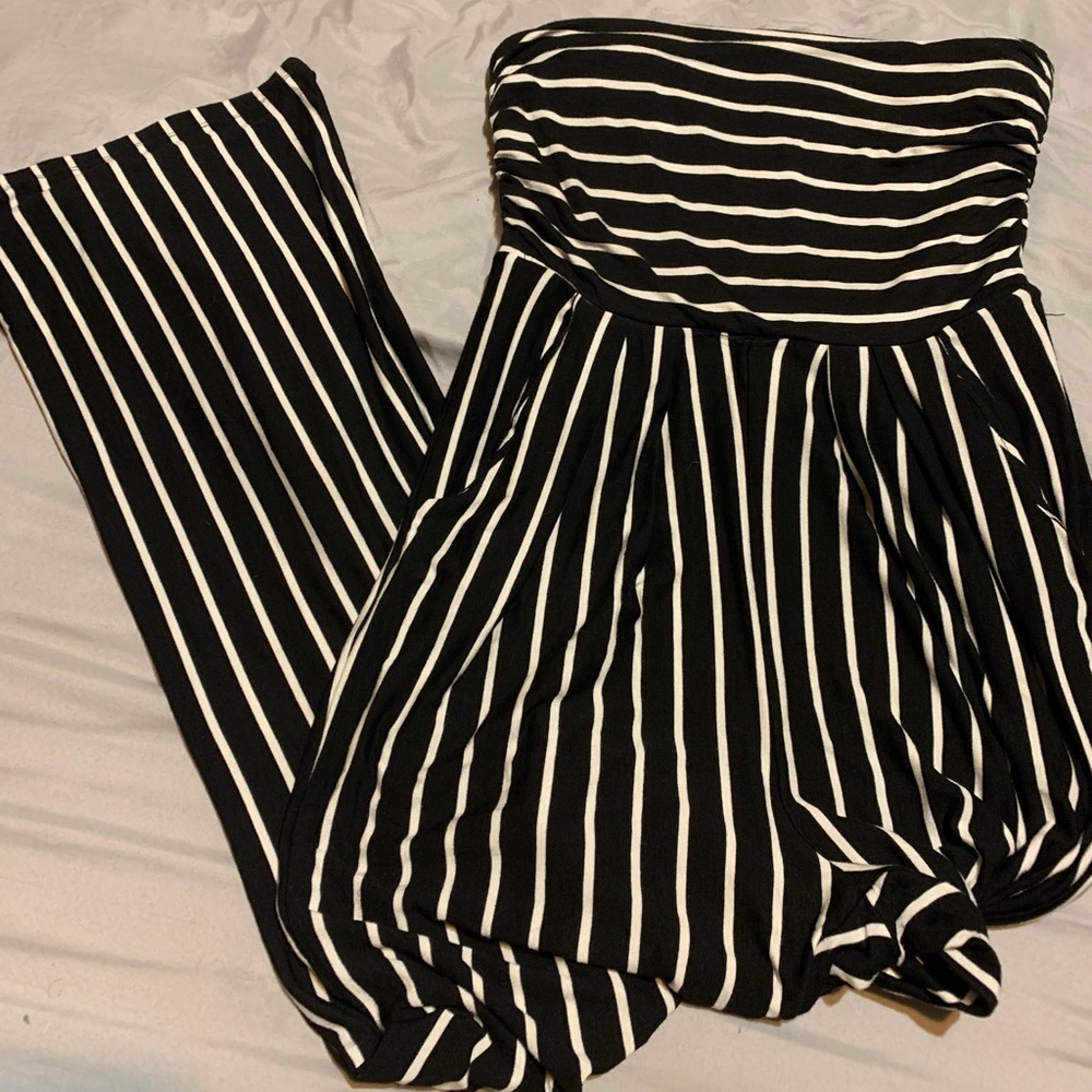 Agaci stripped jumpsuit